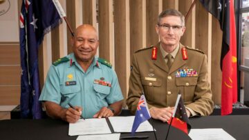 Australien for at hjælpe med at levere PAC 750XLs til PNG