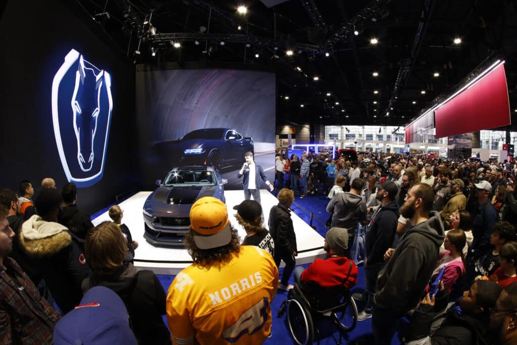 Chicago Auto Show 2023 Ford ยืน REL สาธารณะ