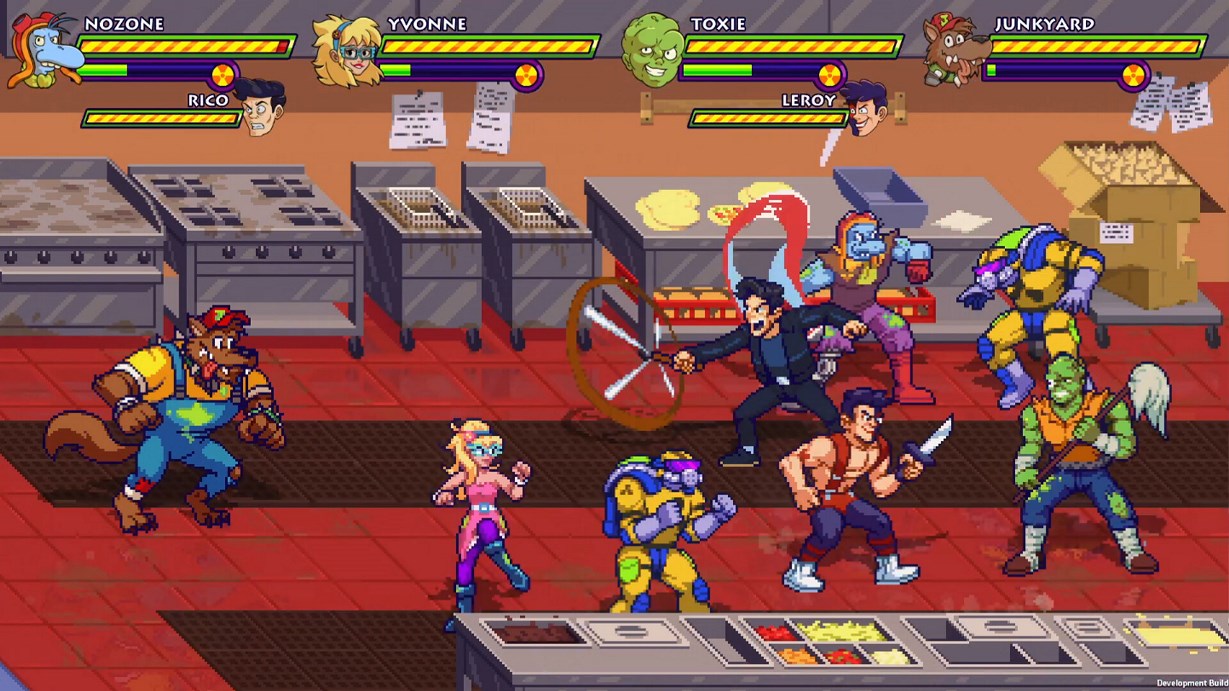Beat ’em up game Toxic Crusaders announced for Switch