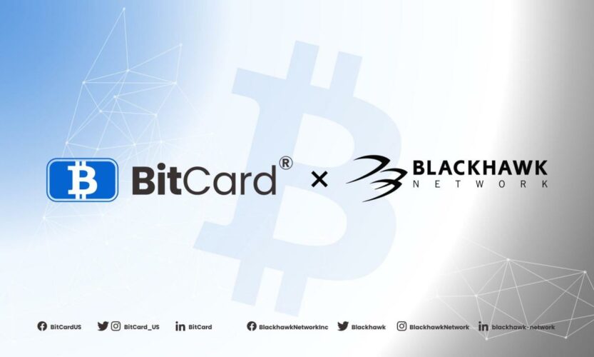 BitCard® in Blackhawk Network (BHN) bosta ponudila Bitcoin darilne kartice pri izbranih trgovcih v ZDA