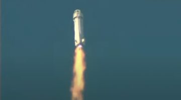 Blue Origin culpa del percance de New Shepard a la falla de la boquilla del motor