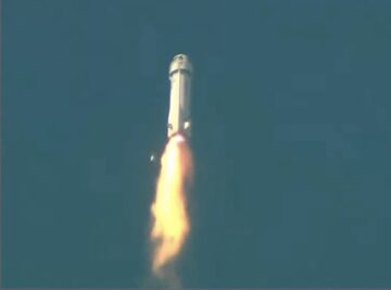 Η Blue Origin κατηγορεί το Σεπτέμβριο για την αποβολή του New Shepard για την αστοχία του ακροφυσίου του κινητήρα
