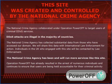 يستخدم رجال الشرطة خدمات DDoS الوهمية للتصدي لمجرمي الإنترنت المتمرسين