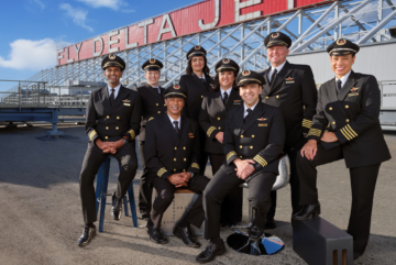 Delta Pilots Approve Contract Raising Pay by 34%