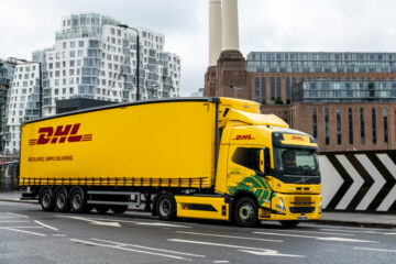 DHL introducerar Volvo elektriska dragbilar
