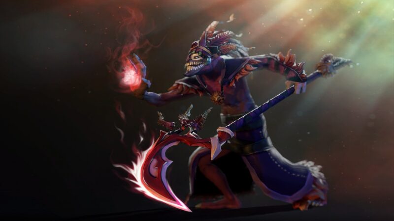 The Dota 2 Hero, Dazzle, one of the top supports in the 7.31b meta