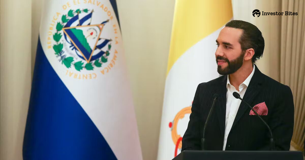 Presidente de El Salvador planeja propor projeto de lei para acabar com impostos sobre tecnologia