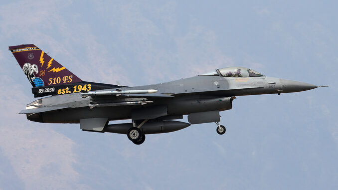 F-16 With Special Tail Celebrates 80th Anniversary Of The “Buzzards”