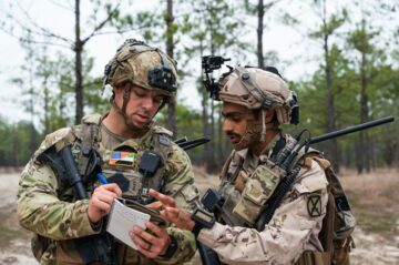Første gang: Mellemøstens partnermilitær træner i et amerikansk hærcenter