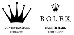 General Court allows Danish fashion brand to register their crown logo despite objections from Rolex