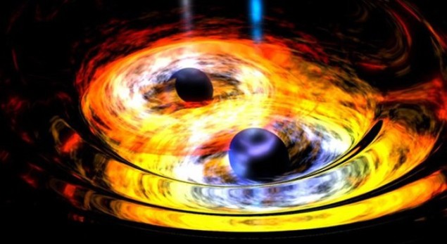 Gravitational waves from merging black holes go nonlinear