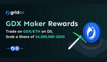 Токен GDX протокола Gridex вырос более чем на 400% в течение 24 часов после листинга на бирже D5
