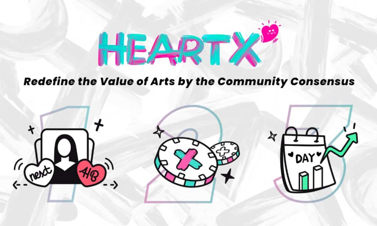 A HeartX elindítja a Web3 piacteret és a közösséget, amelynek célja a digitális művészeti ipar forradalmasítása
