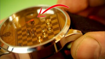 Homemade Watch With Chess Inside! #Wearable #3DPrinting #Chess