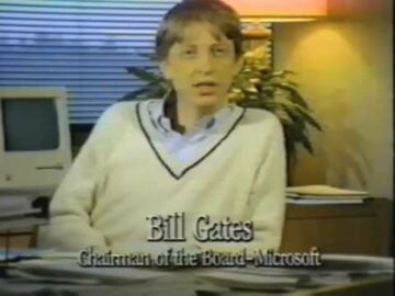 Macintosh 1984 のプロモーション ビデオ – ビル ゲイツと一緒に! #マーチントッシュ