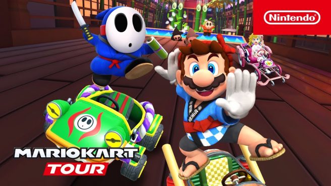 Mario Kart Tour announces Ninja Tour, Wii Dry Dry Ruins course