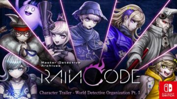 Master Detective Archives: Rain Code-trailers introduceren World Detective Organization