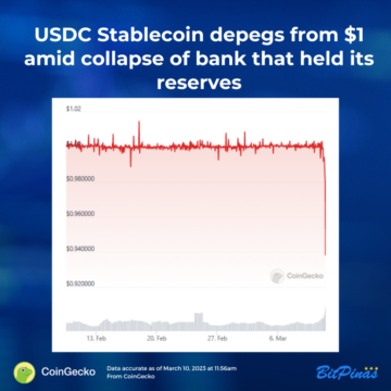 News Bit: USDC Depegs From One Dollar