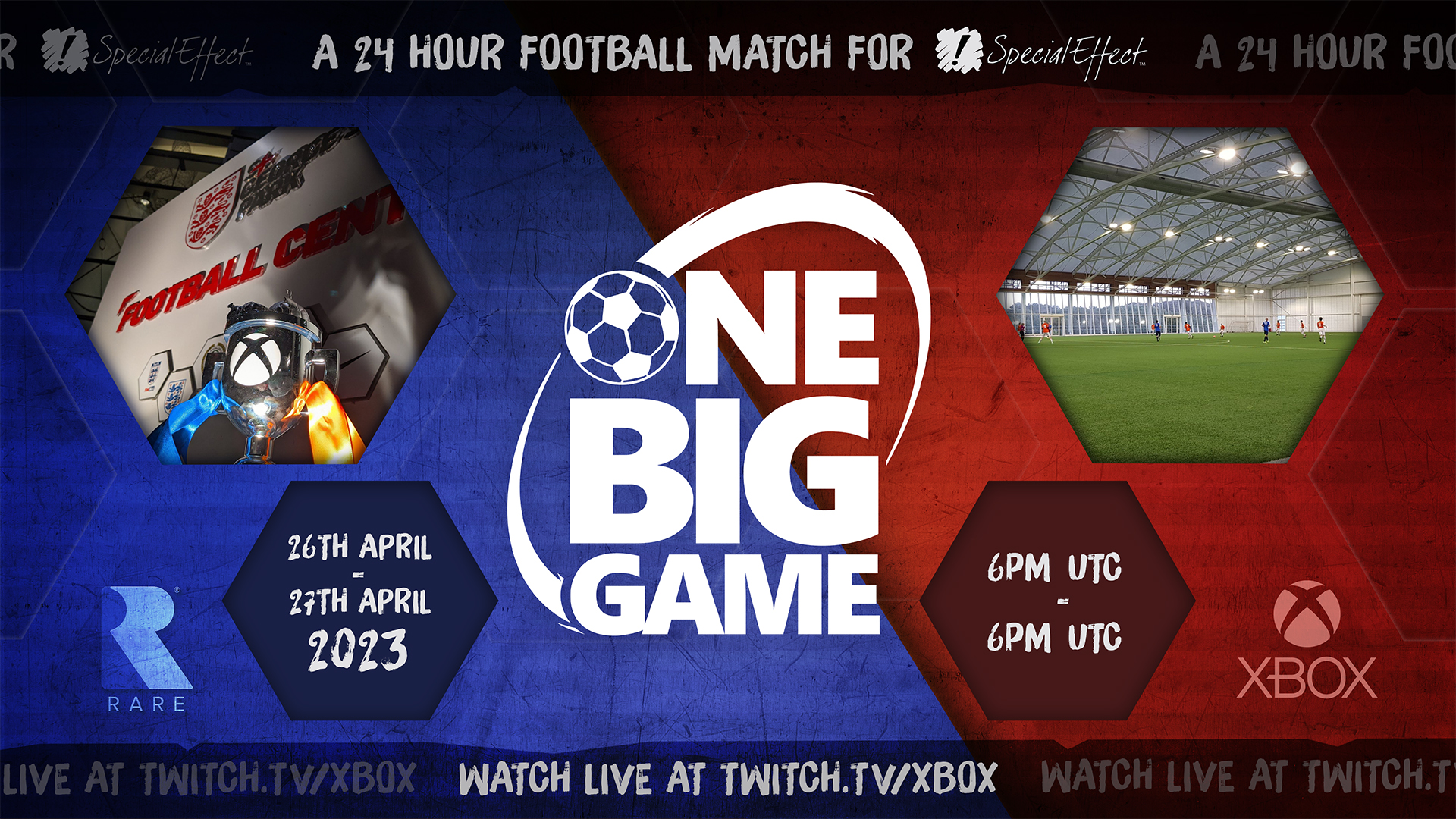 One Big Game: UK Game Studios s'attaque à un match de football de 24 heures pour SpecialEffect