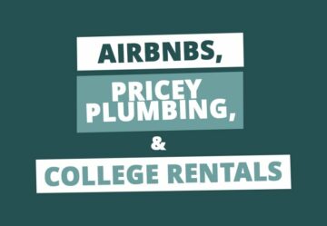 从菜鸟到房地产投资者：大学租金、Airbnb 和管道问题