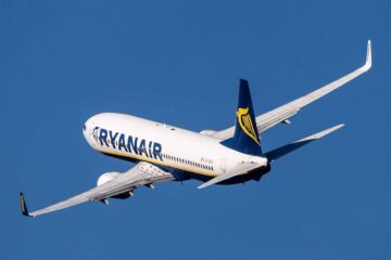Ryanair Boeing 737-800 ยางระเบิดขณะลงจอดที่สนามบิน Eindhoven