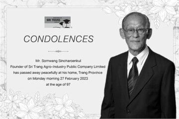 Sri Trang Agro-Industry 创始人 Somwang Sincharoenkul 逝世，享年 97 岁