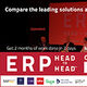 Compare 12 ERP solutions at the ERP HEADtoHEAD event