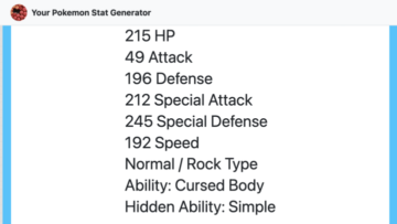 Your Pokemon Stat Generator: How to Do