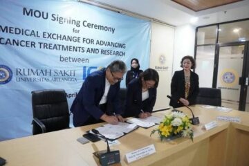 Airlangga Üniversite Hastanesi, Singapur'un Simge Kanser Merkezi ile Mutabakat Zaptı imzaladı