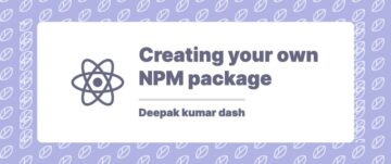 Creating your own NPM package