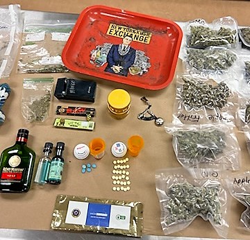 نمایندگان یک پوند ماری جوانا، مواد مخدر و تپانچه گلاک را در ایستگاه ترافیکی ویسکانسین کشف کردند.