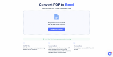 Como converter arquivo PDF para Excel sem software?