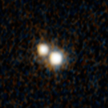 Hubble beklenmedik bir şekilde uzak evrende çift kuasar buldu