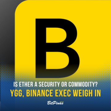 ¿Ether es un valor o una mercancía? Ejecutivos de YGG y Binance opinan en evento de Bloomberg en Manila