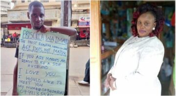 Lovesick Kibera Man Vows to Carry Banner in CBD Until Priscilla Waimani Responds