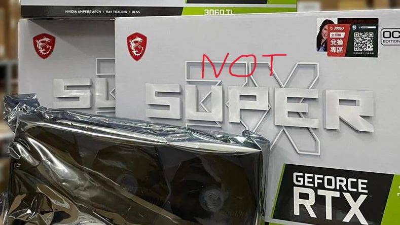 MSI just had to unlaunch its RTX 3060 Ti Super 3X because it's not actually 'Super'