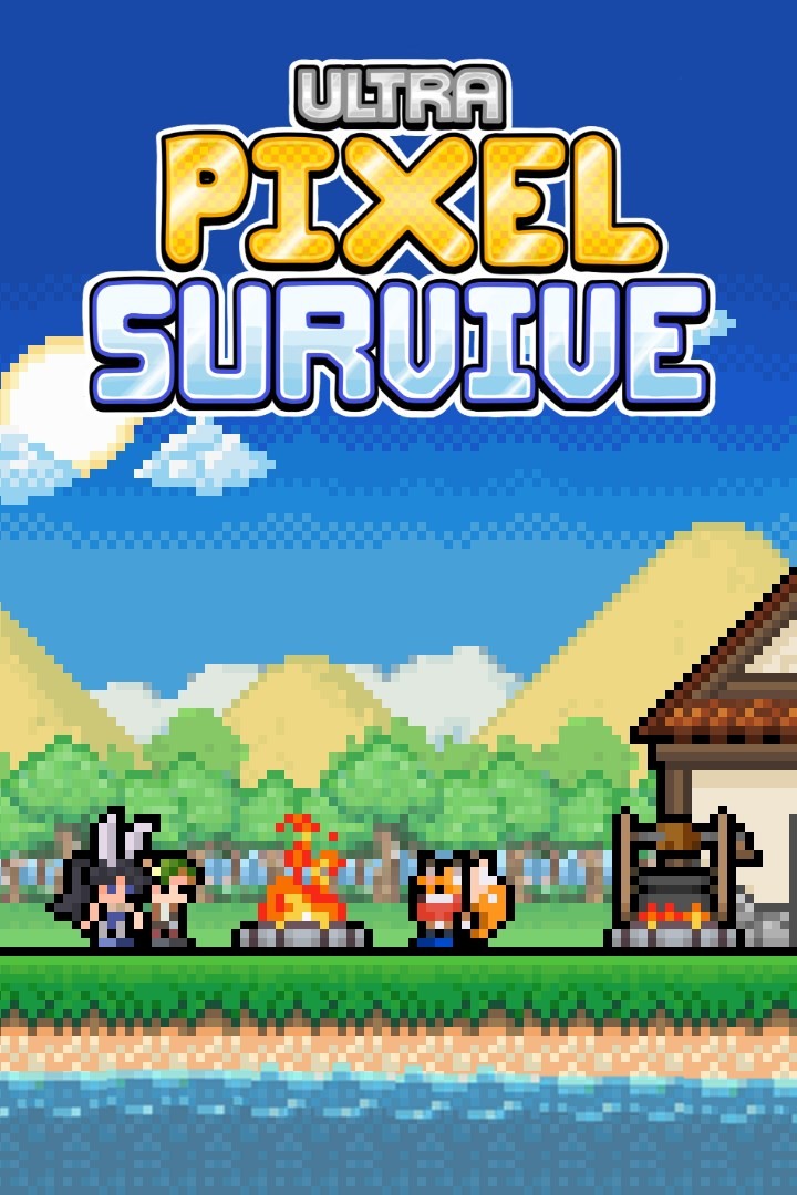 Ultra Pixel Survive - Box Art Asset
