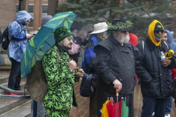 ‘No tokers left behind’ is message at 52nd-annual Hash Bash marijuana rally