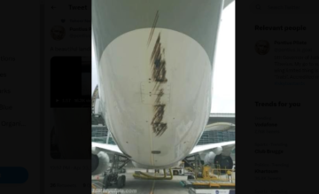 Η Qatar Airways Airbus A350-900 υπέστη ουρά κατά την προσγείωση στο αεροδρόμιο Ισλαμαμπάντ, Πακιστάν