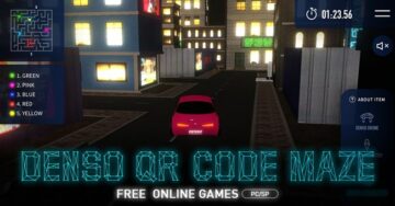 Codurile QR Devin un joc!? DENSO lansează jocul online gratuit, „DENSO QR Code Maze”