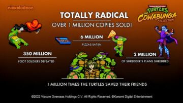 Teenage Mutant Ninja Turtles: The Cowabunga Collection je bila prodana v več kot milijon izvodih