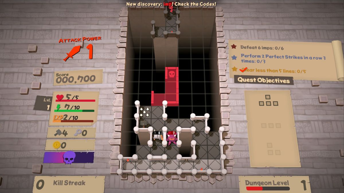 This new Steam game turns Tetris into a dungeon crawler, and it's pretty darn cool