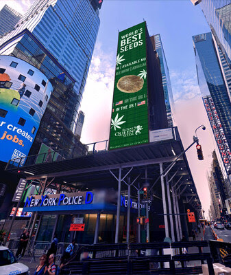 TIMES SQUARE TO FEATURE THE FIRST 4/20 NEW YORK CITY “CANNABIS IS LEGAL” COUNTDOWN