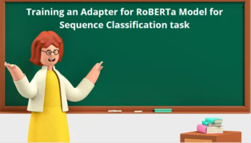 Trening av en adapter for RobERTa-modell for sekvensklassifiseringsoppgave