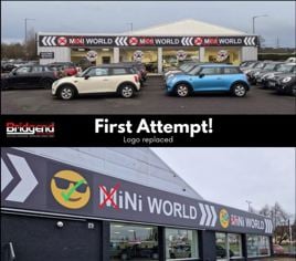 Used car dealer rebrands after legal threat from Mini