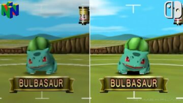 Vídeo: Comparação de gráficos Pokémon Stadium Switch vs. N64