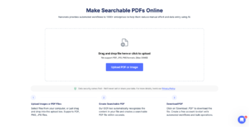 ¿Qué es un PDF que admite búsquedas y cómo crear uno?