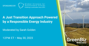 A Just Transition Approach Powered by a Responsible Energy Industry