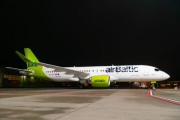 एयरबाल्टिक ने अपना 42वां एयरबस ए220-300 विमान प्राप्त किया