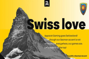 Apparat Gaming ก้าวสู่สวิตเซอร์แลนด์ด้วย mycasino